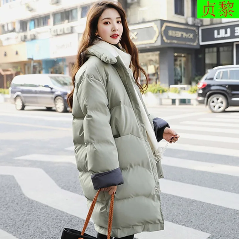 

Short Mid-length INS down Coat 2018 Winter New Style WOMEN'S Dress Korean-style Versatile down Jacket Cotton-padded Clothes Stud