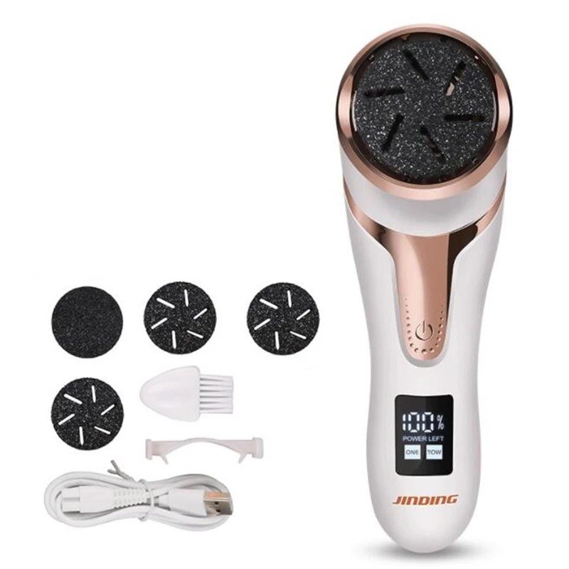 Utensilios eléctricos de pedicura pie importa archivo pierna tacones eliminar agrietada y dura eliminador de callos de piel muerta pies limpieza, cuidado de la máquina
