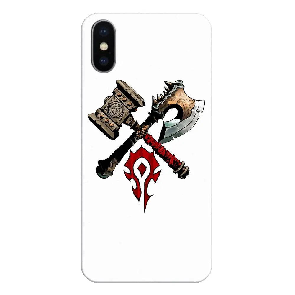 Силиконовый чехол с логотипом World of Warcraft wow для телефона Xiaomi Mi4 Mi5 Mi5S Mi6 Mi A1 A2 5X 6X 8 9 Lite