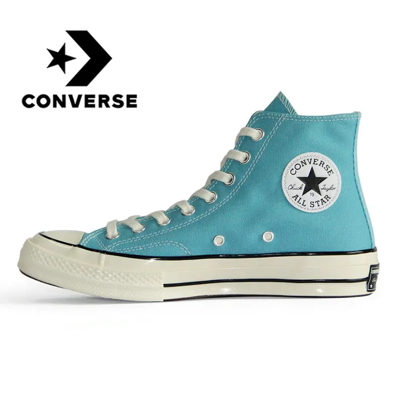 

Converse1970s men and women shoes light blue high-top canvas shoes fashion street wind lightweight breathable leisure 161440C