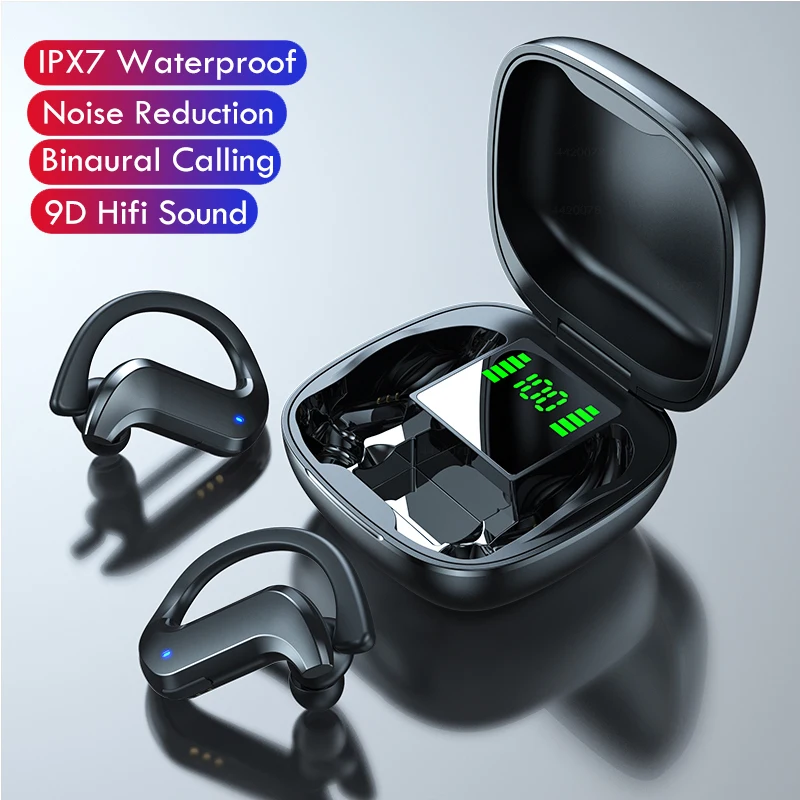 

NEW MD03TWS Bluetooth 5.0 headset wireless Bluetooth headset noise reduction 9D HiFi stereo sports headset hands-free microphone