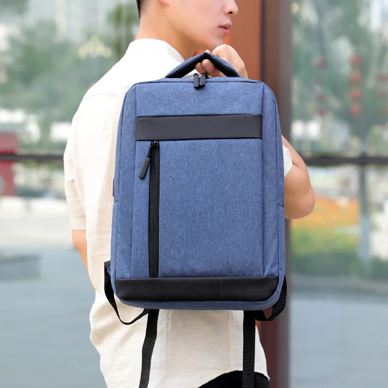 

2019 New Style Waterproof USB Computer Backpack Business Casual Backpack One-piece