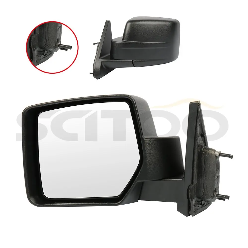 Scitoo For 2007 2014 JEEP PATRIOT LH Side Black Foldaway Manual Adj