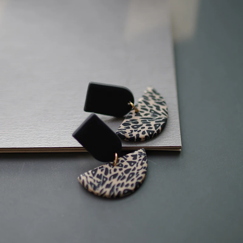 Leopard Pattern Animal Prints Polymer Clay Earring Sets Jewelry Party Gifts