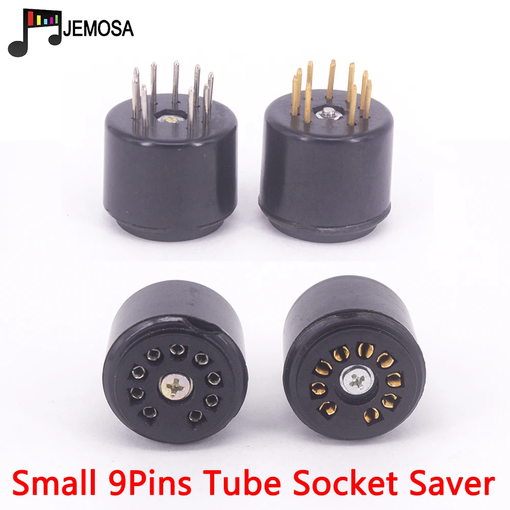 2PCS Bakelite 9pin Vacuum Tube Socket Test For 6DJ8 12AX7 ECC83 12AU7 ECC82 EF86 6922 Audio Amplifier HIFI | Электроника
