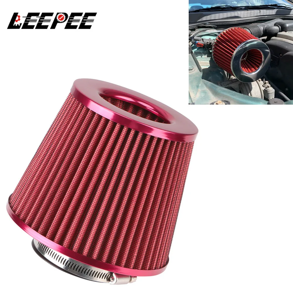 76MM 3 Inch High Flow Cold Air Intake Filter Universal Induction Kit ...