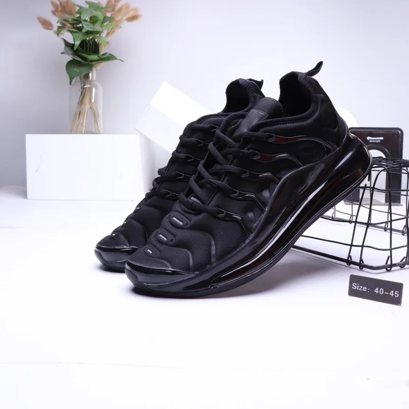 Chaussures; большие размеры Плюс Tn спортивные кроссовки для бега мужские Air Tn баскетбольные кроссовки Реквин ОГ ультра черный, белый цвет Дизайнерские кроссовки для использования на открытых кортах; обувь