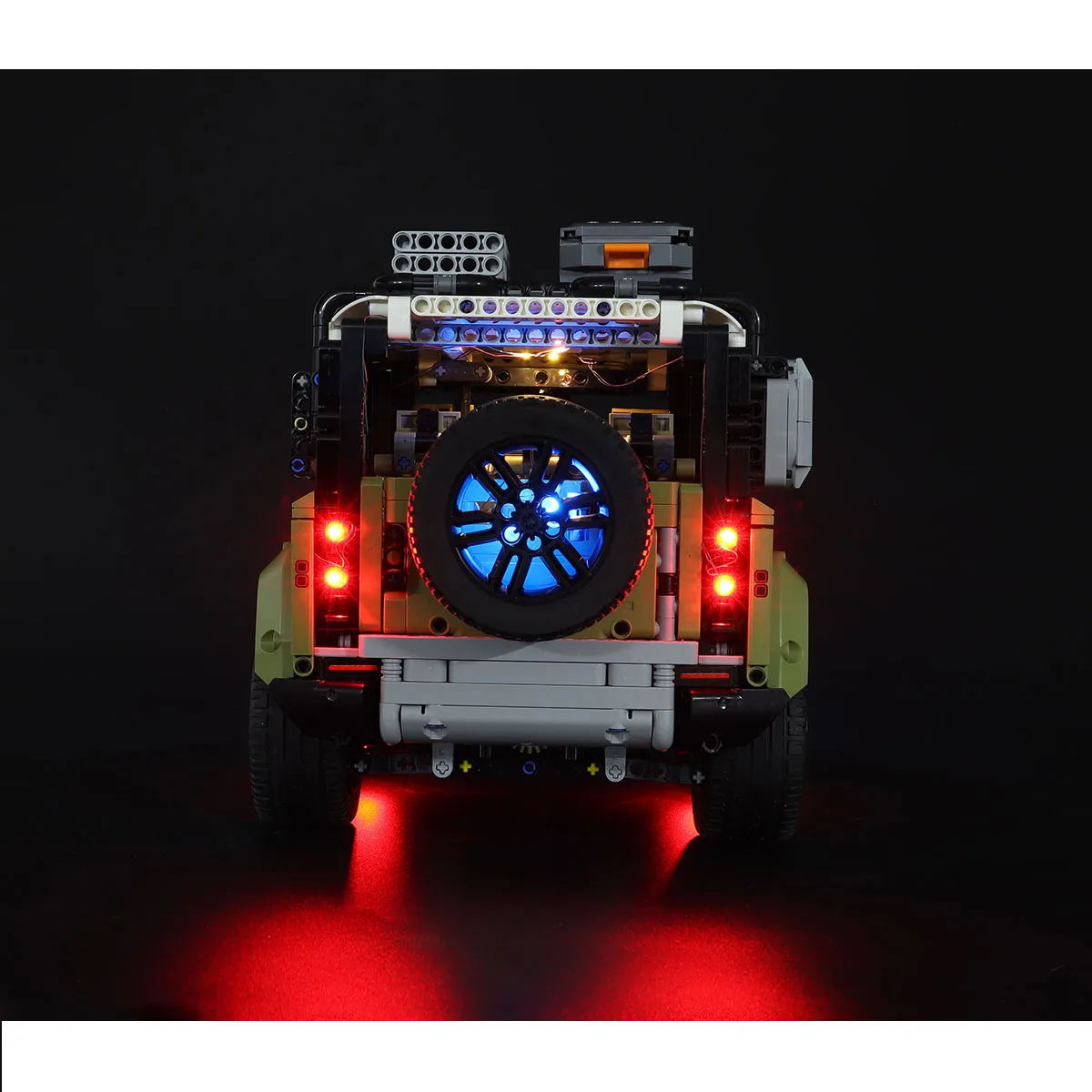 Светодиодный со светодиодсветильник кой для 42110 техники Land Rover Defender игрушечные