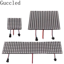 WS2812B RGB LED Digital Flexible Individually Addressable Panel Light WS2812 8x8 16x16 8x32 Module Matrix Screen DC5V