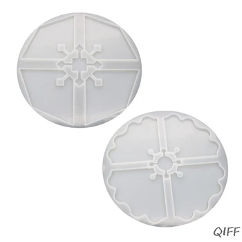 

Irregular Coaster Crystal Epoxy Mold Mirror Resin Silicone Molds DIY Handmade Cup Mat Accessories