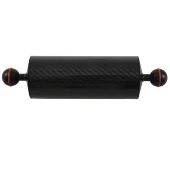 

Carbon Fiber Float Buoyancy Aquatic Arm Dual Ball Floating Arm Diving Camera Underwater Diving Tray 80Mm