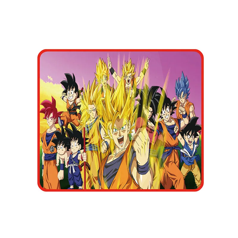 350x300mm FFFAS Dragon Ball Z Аниме игровой RGB большой геймер Коврик для мыши USB светодиодный подсветка компьютерный коврик резиновая клавиатура Настольный коврик - Цвет: 350x300mm