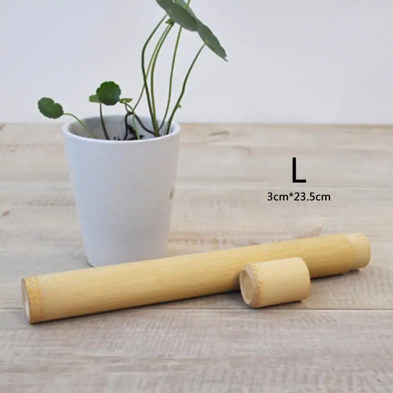 Бамбуковая чайная канистра ручной работы 3 размера коробка для хранения специй