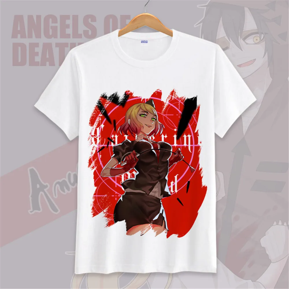 Высокое качество унисекс аниме Cos Angels of Death Rachel Gardner Isaac Foster хлопковая Повседневная