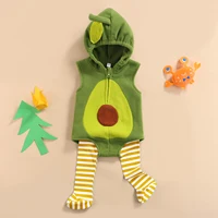 Ma&Baby 0-24M Newborn Infant Baby Girls Boys Romper Cute Avocado Jumpsuit Sleeveless Soft Baby Clothing Birthday Party Costume 3