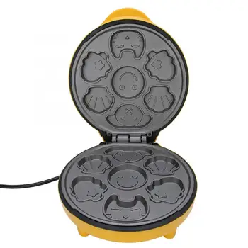 

1000W Waffle Maker Dual Non-stick Automatic Waffle Bread Maker Household Cake Breakfast Baking Machine 7pcs cakes Cake Maker