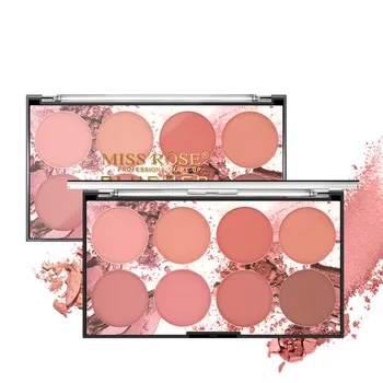 

8 Colors Face Blusher Powder Palette Highlighter Cosmestics Professional Palette Face Natural Peach Blush Contour Shadow TSLM1