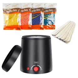 Wax Heater Hair Removal Waxing Kit Set Paraffin Cera Depilatori Epilator Warmer Wax Beans Heating Machine Calentador Parafina