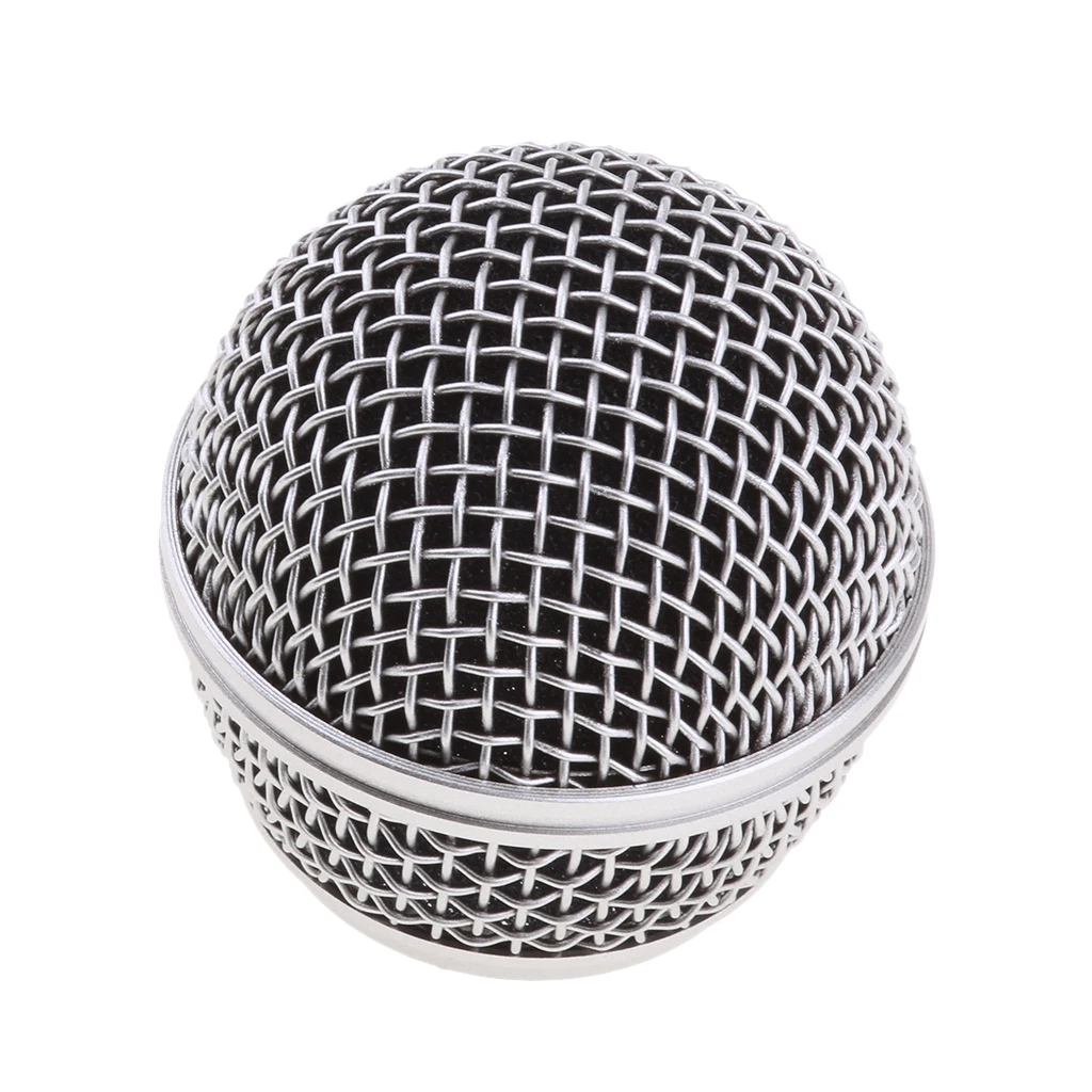 KTV Handheld Wireless Mic Microphone Ball Head Mesh Grill 31mm