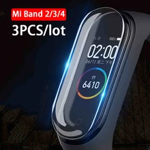 3 шт./партия 3D Полноэкранный протектор для Xiaomi mi band 4 HD защитная пленка на Xio mi band 2 3 4 band2 band3 band4 не стекло