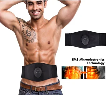 

Electric Wireless Vibration Fitness Trainer Massager EMS Fitness Abdominal Muscle Stimulator Belt Weight Loss Body Slimming Belt