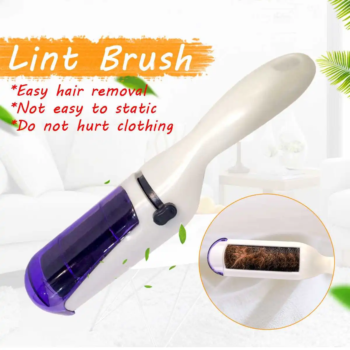 Magic Pet Dog Cat Hair Lint Remover Fur Cleaning Wizard Brush Cleaner