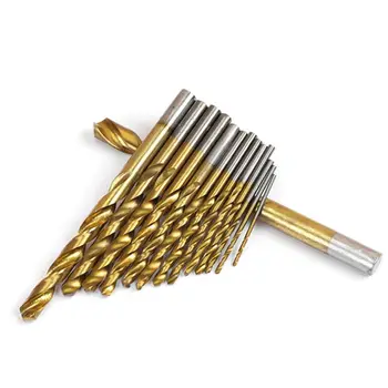 

Titanium Coated HSS Drill Bit Set 99 Pcs Piece and Case Wood Metal Kit 1.5-10mm