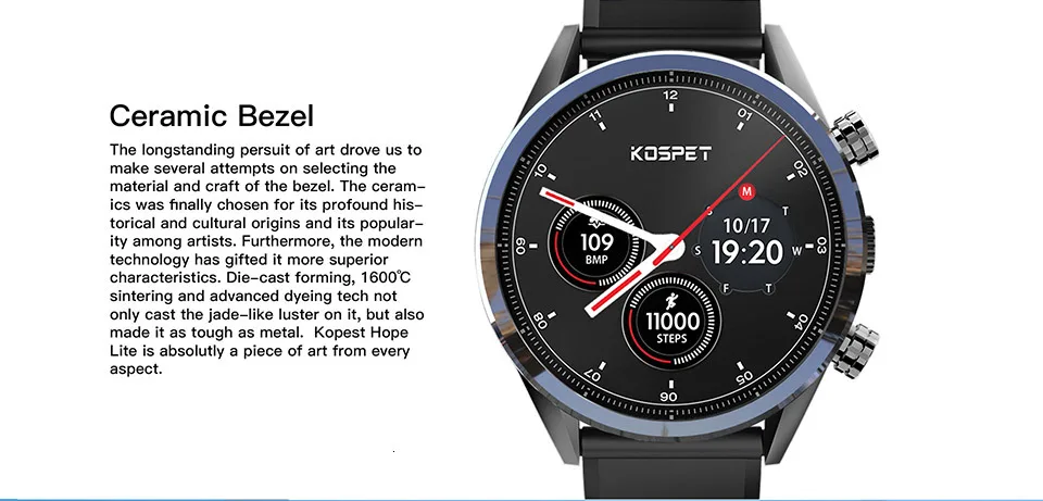 KOSPET Hope Lite Смарт часы телефон 1 ГБ 16 ГБ Android7.1.1 двойной 4G AMOLED Smartwatch для мужчин wifi IP67 водонепроницаемый reloj inteligente