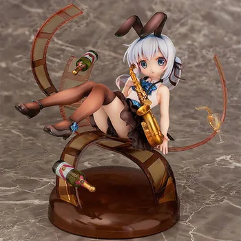 

GZTZMY Anime Is the order a rabbit Kafuu Chino Magical Bunny Girl pvc Action Figures toys Anime Toys For kids Christmas Gifts