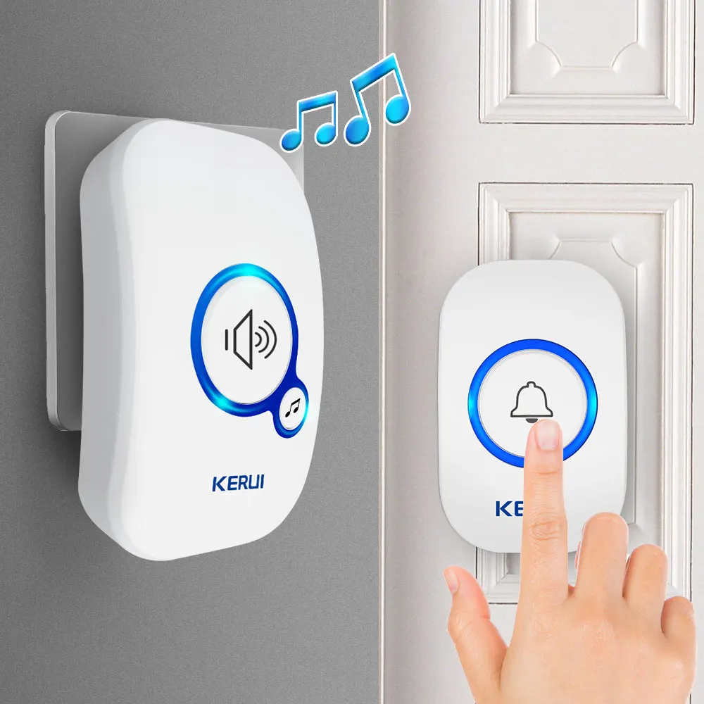 KERUI простой комплект сигнализации и добро пожаловать дверной звонок
