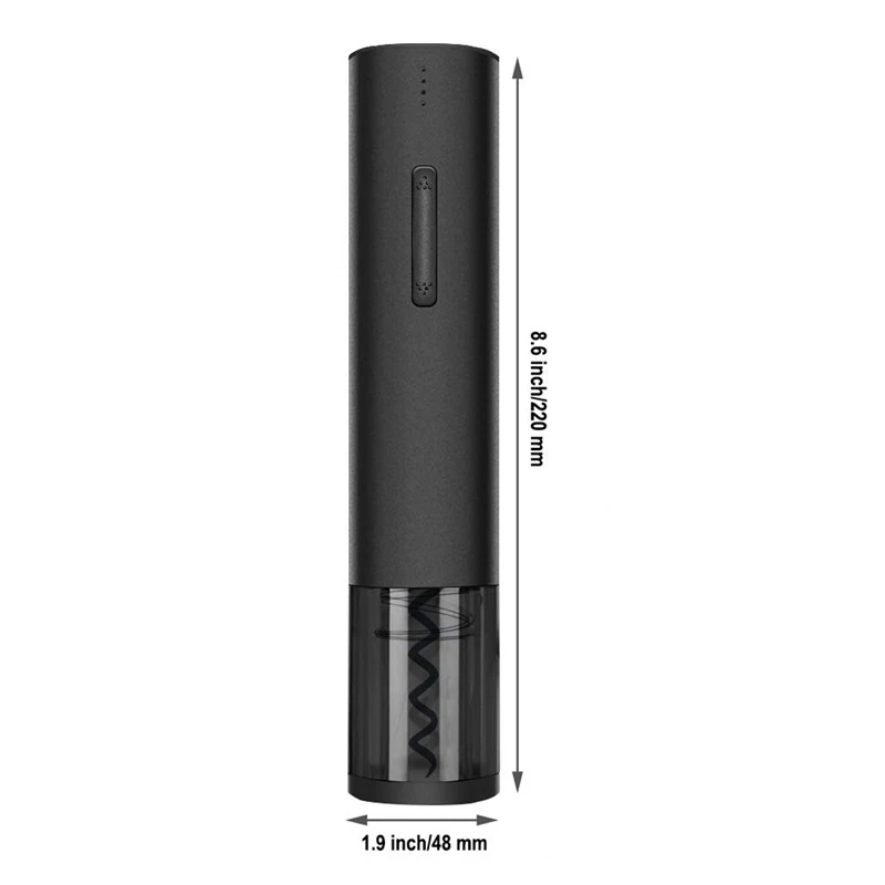 Электрический штопор для бутылок с фольга и usb-кабелем для зарядки, подходит для дома, США