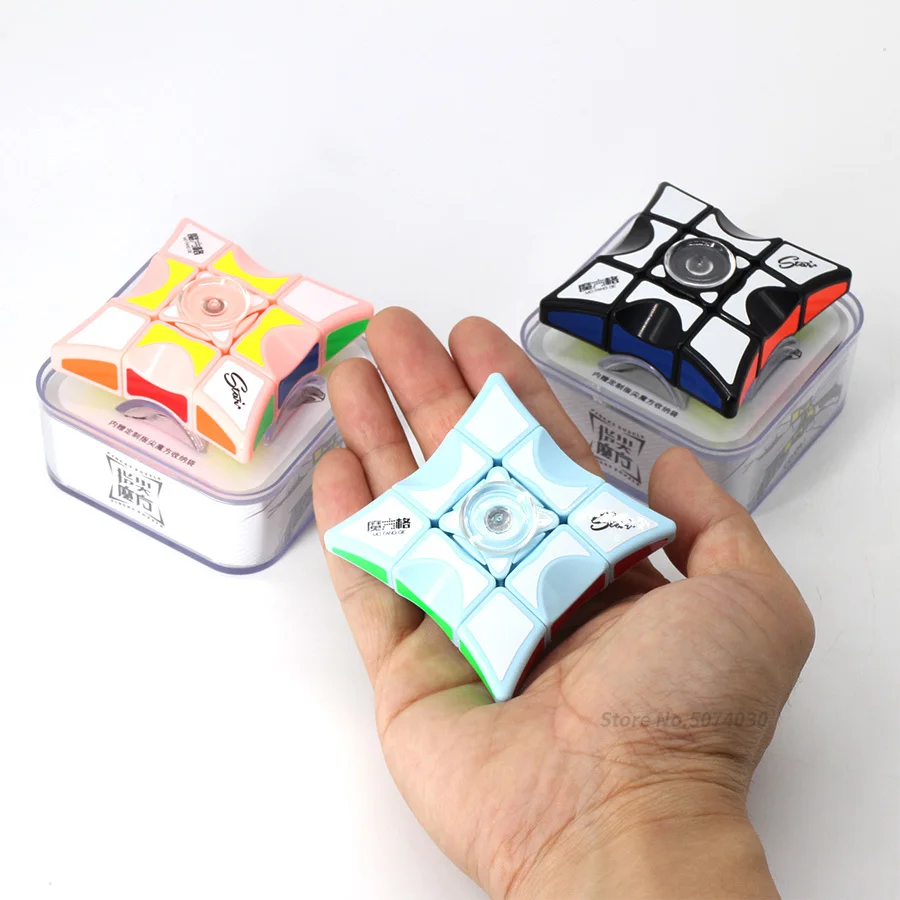 Mofangge кубик-Спиннер Fidgetspinner игрушки для детей и взрослых 1x3x3 волшебная головоломка Fingertip волшебный куб игры