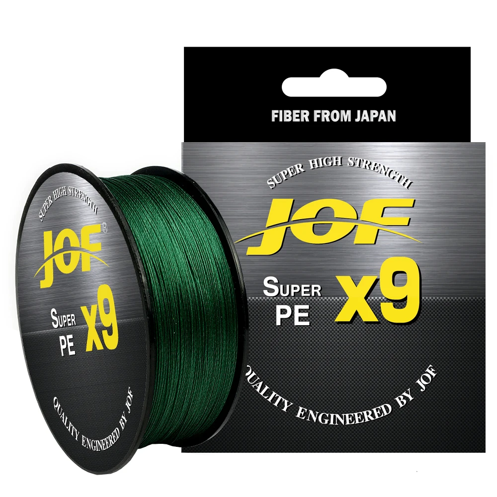 JOF 300M 4 Strands Braided Fishing Lines Multifilament PE Spotted Invisible  10 12 18 28 35 40 50 60 80LB Diameter 0.11-0.50mm