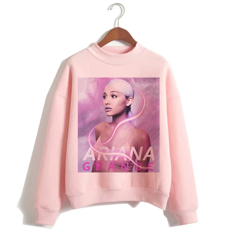 Ariana Grande толстовка одежда 7 колец для женщин толстовки негабаритных уличная с капюшоном Женская печать капюшон Highstreet - Цвет: 11181