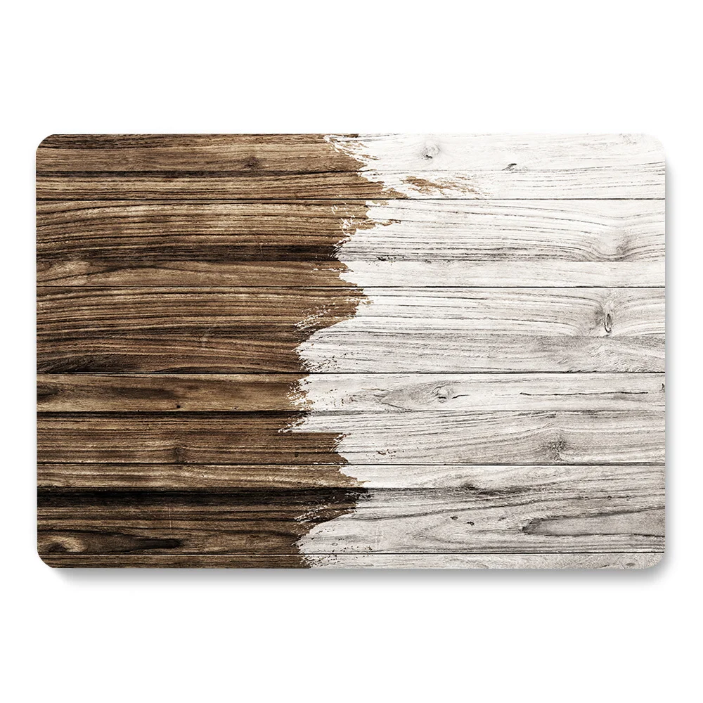 Wood White Paint Pattern Laptop Case For MacBook Retina Air 11 12 13.3 New Pro 15.4 16 inch Cover shell | Компьютеры и офис