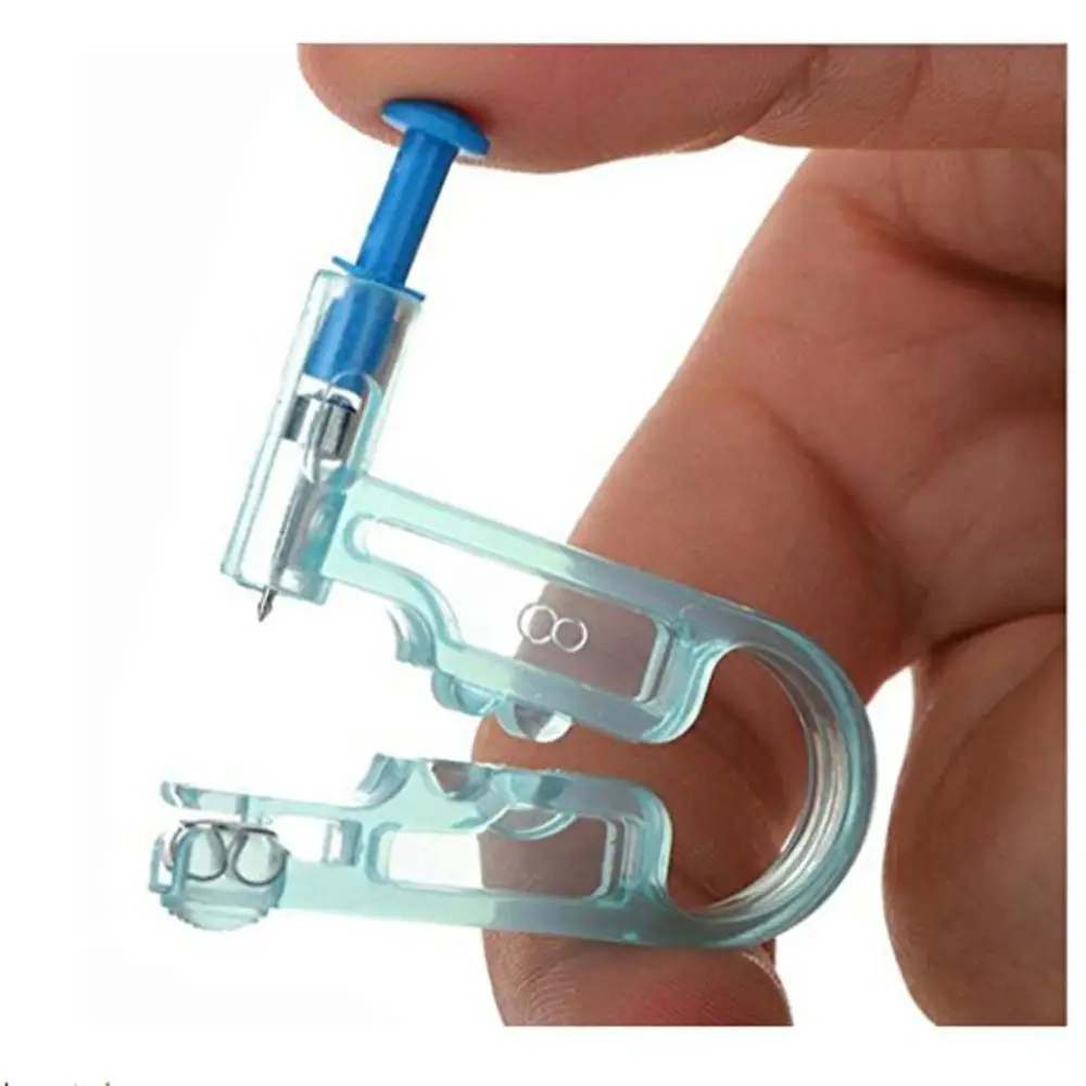 2019 New Healthy Safety Disposable Safe Sterile Nose Ear Piercing Kit Piercing Gun Alcohol Swab Ear 3