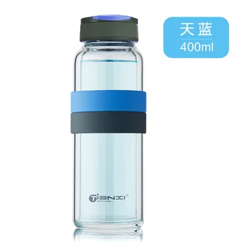 

Kids Water Bottle Glass Gym Portable Cute Outdoor Sports Drinking Leakproof Personal Useful Items Travel Reusable Bottle KK60SH