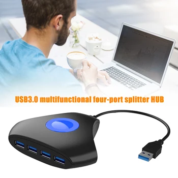 

3.0 High Speed Data Transmission Computer Accessories Ultra Slim 4 Ports Splitter For Laptop PC USB Hub Adapter Flash Drives