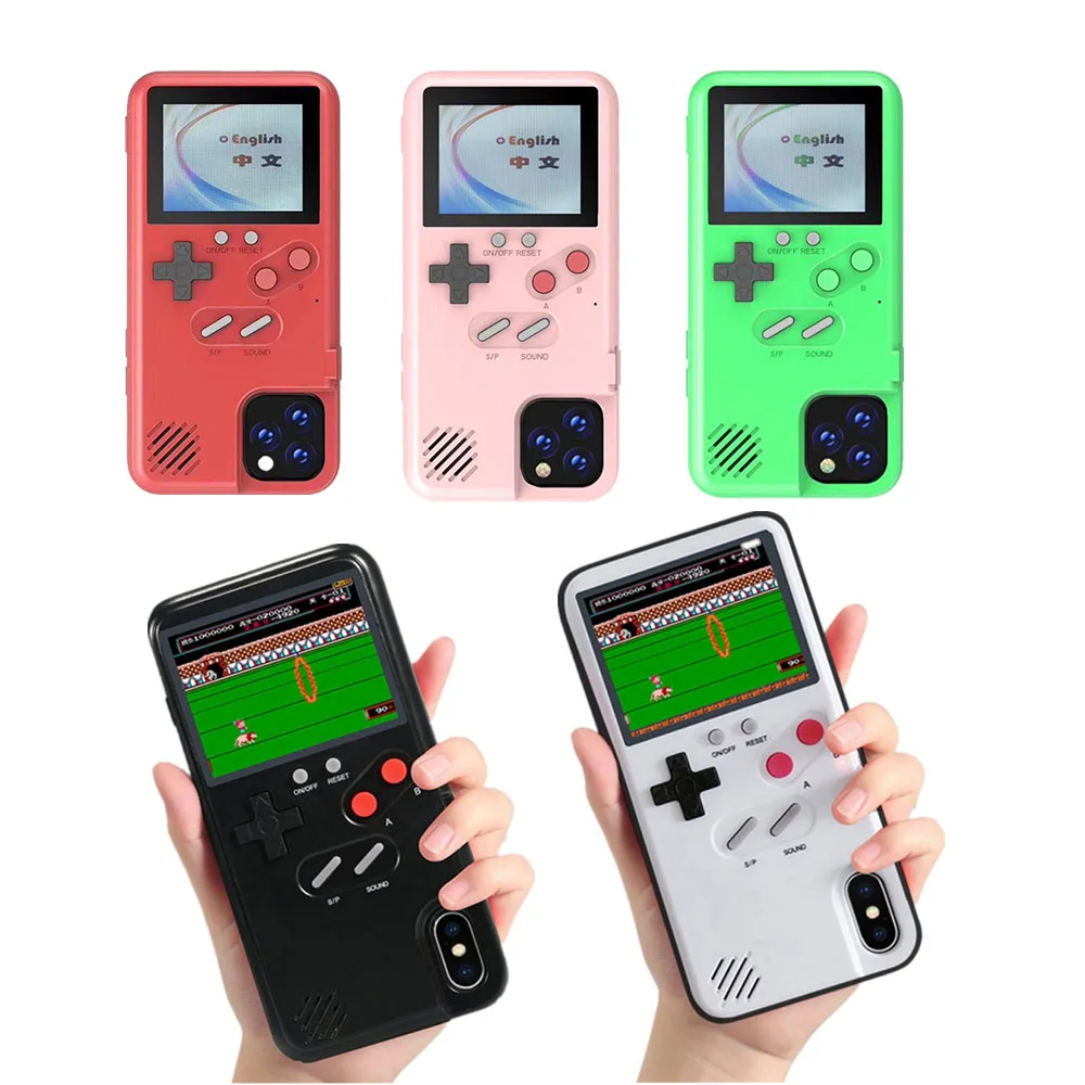

Retro Gameboy Phone Case For iPhone 7 8 Plus Soft TPU Gameboy Phone Shell For iPhone X 6 6s 8 Plus 11 Pro Max Cover