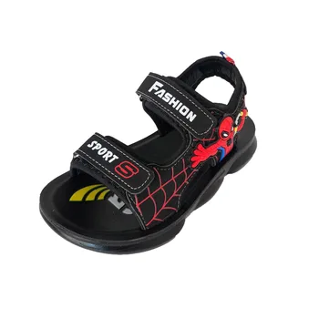 

Boy's shoes new fashion cartoon sandals Velcro sandals with soft soles