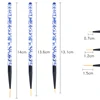 3pcs/Set Acrylic French Stripe Nail Art Line Painting Pen 3D Tips Manicure slim Line Drawing Pen UV Gel Brushes Painting Tools 4