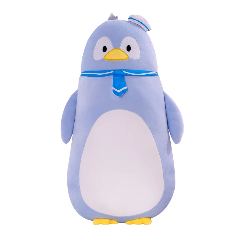 Penguin 50-95 см, мягкая мультяшная подушка в виде животных, милый пингвин, свинья, плюшевый кенгуру, игрушка, медведь, динозавры, мягкая подушка, прекрасный подарок на день рождения для детей - Цвет: Penguin
