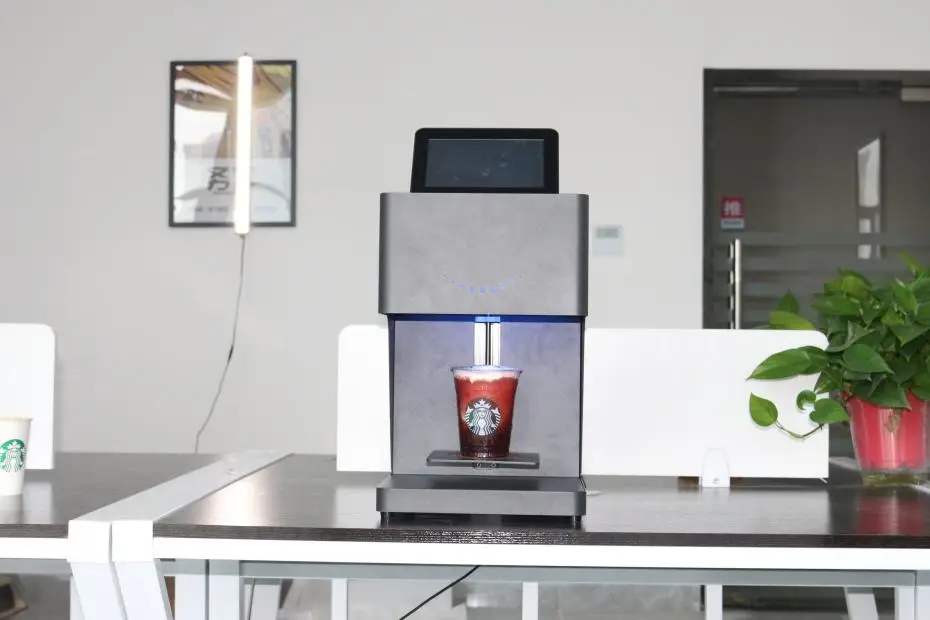 Smart Latte Coffee Food 3D Art Printer With Touch Screen