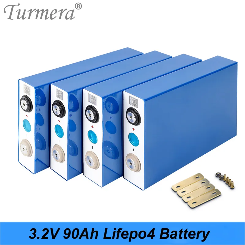 2020 New Turmera 3.2V 90Ah Lifepo4 Battery Lithium iron phosphate battery for Electric Boat and Uninterrupted Power Supply 12V 05