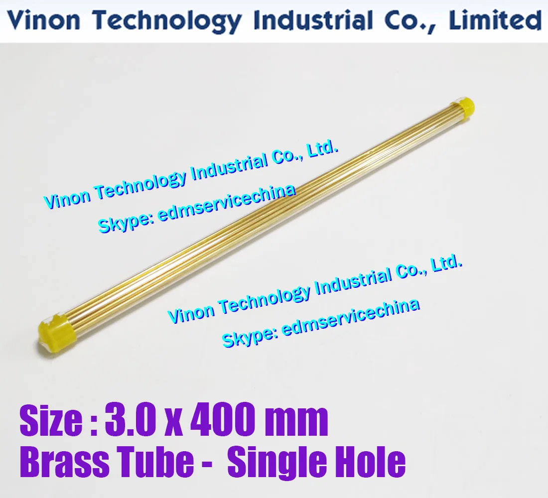 20PCS/LOT) 3.0x400MM EDM Brass Tube Single Hole, Brass EDM Tubing Electrode  Tube Single Channel, Diameter 3.0mm, 400mm Long - AliExpress