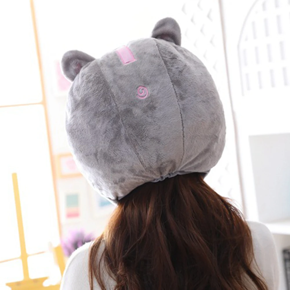 Cute Panda Animal Earflap Beanie Cap Hat Head Ear Warmer Cosplay Photo Props gift for children Costume Warm Fluffy Cosplay