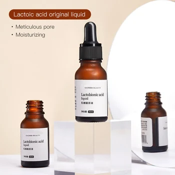 

new Lactose Acid Extracts Shrink Pores Facial Essence Hydroxy Acid Rejuvenate Essence 15 Ml Essential Liquid