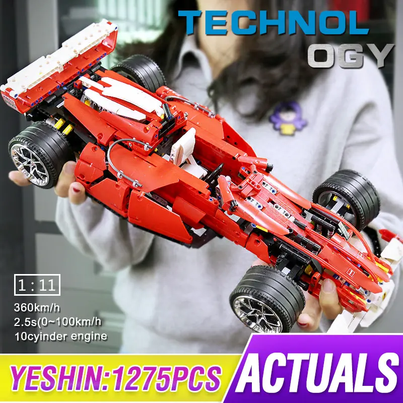 Yeshin 0011 техника Супер гоночный автомобиль гонщик F1 спортивные автомобили