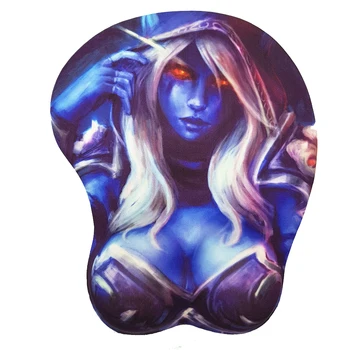 

WOW Sylvanas Ⅱ 3D Gaming Mouse Pad With Soft Gel Wrist Rest