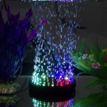 

Fish Tank Lamp LED Air Bubble Light Aquarium Led Lighting Waterproof Colorful 2 Size 50/60HZ 110-240V Fishbowl Water Grass
